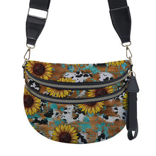 Load image into Gallery viewer, The Roni Nylon Crossbody - Sunflower Cow Wood
