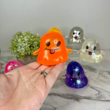 Load image into Gallery viewer, Squishy Toy - Halloween Glitter Ghost
