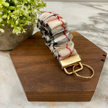 Load image into Gallery viewer, Scrunchie Bracelet Keychain - Sweater Holiday Christmas - #4
