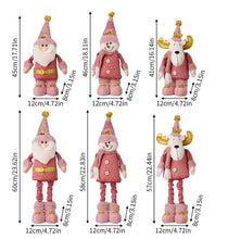 Load image into Gallery viewer, Telescopic Standing Christmas Decor - Pink &amp; Gold
