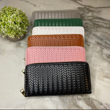 Load image into Gallery viewer, Wallet - Faux Leather - Woven
