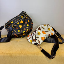 Load image into Gallery viewer, The Roni Nylon Crossbody - Softball on Black
