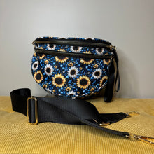Load image into Gallery viewer, Roni - Nylon Crossbody - Blue Sunflower
