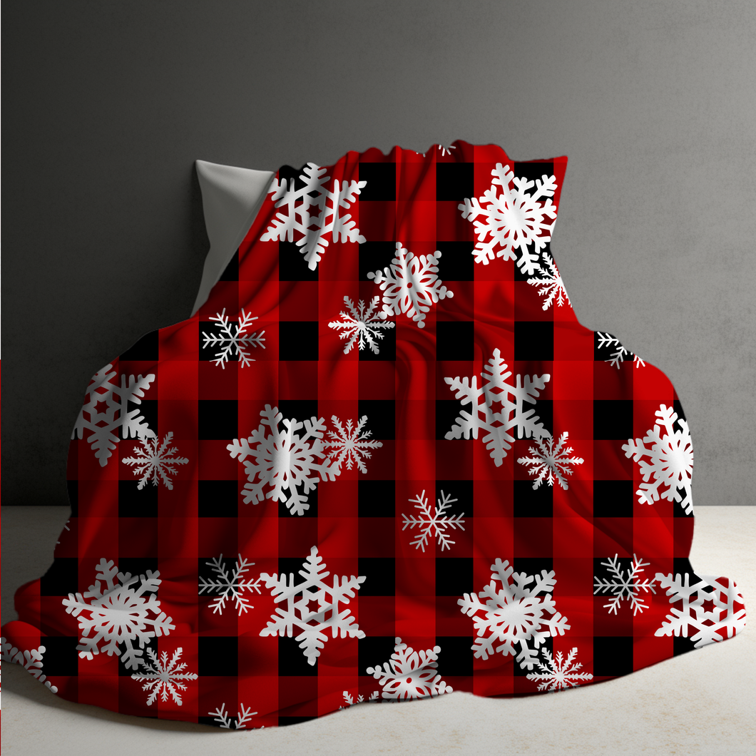 Blanket - Christmas - Snowflake Plaid