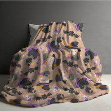 Load image into Gallery viewer, Blanket - Halloween - Cat Witch

