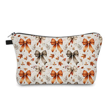 Load image into Gallery viewer, Pouch - Halloween Fall - Bow Leaves
