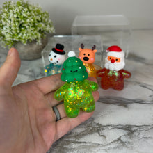 Load image into Gallery viewer, Squishy Toy - Christmas Glitter Characters
