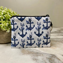Load image into Gallery viewer, Mini Pouch - Floral Anchor
