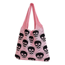 Load image into Gallery viewer, Tote Bag - Knit Sweater - Skull
