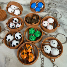 Load image into Gallery viewer, Keychain Figurine - Animal Dumpling Trio
