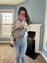 Load image into Gallery viewer, The Roni Nylon Crossbody - Rainbow Animal Print
