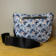 Load image into Gallery viewer, Roni - Nylon Crossbody - Blue Butterfly
