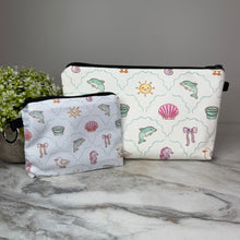 Load image into Gallery viewer, Bundled Set - Pouch &amp; Mini Pouch - Summer Cute Scallop Things

