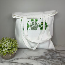 Load image into Gallery viewer, Tote Bag - St. Patrick’s Day - Paw Trio
