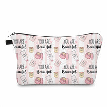 Load image into Gallery viewer, Pouch - Makeup Cosmetic You Are Beautiful
