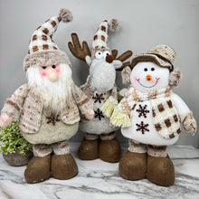 Load image into Gallery viewer, Telescopic Standing Christmas Decor - Tan &amp; Grey
