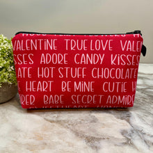 Load image into Gallery viewer, Pouch - Valentine’s Day - Be Mine Words
