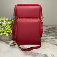 Load image into Gallery viewer, Ivy Crossbody Wallet + Purse - Red
