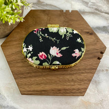 Load image into Gallery viewer, Compact Mirror - Black Floral
