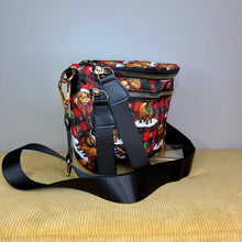 Load image into Gallery viewer, The Roni Nylon Crossbody - Christmas Winter Highland Cow
