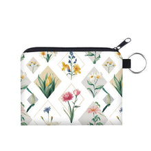 Load image into Gallery viewer, Mini Pouch - Floral Diamonds
