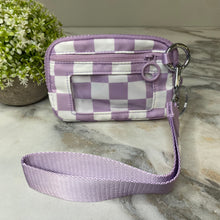 Load image into Gallery viewer, Rue - Nylon Wristlet Wallet - Checkered
