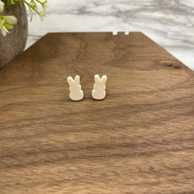 Load image into Gallery viewer, Acrylic Stud Earrings - Easter - Bunny - Cream
