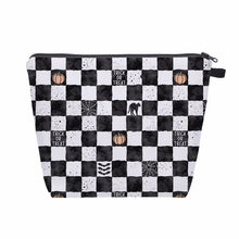Load image into Gallery viewer, Pouch XL - Halloween Fall Trick or Treat Plaid
