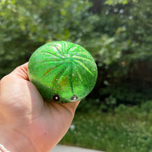 Load image into Gallery viewer, Squishy Toy - Viral Dumpling, Green Glitter + Water Beads
