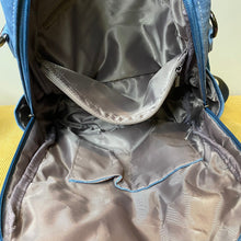 Load image into Gallery viewer, Denim Suede Brooke Backpack + Pouch
