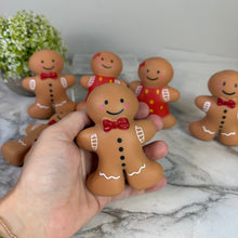 Load image into Gallery viewer, Squishy Toy - Christmas Gingerbread Man + Woman

