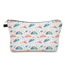 Load image into Gallery viewer, Pouch - Umbrellas &amp; Butterflies

