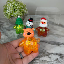 Load image into Gallery viewer, Squishy Toy - Christmas Glitter Characters
