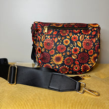 Load image into Gallery viewer, Roni - Nylon Crossbody - Moody Crimson Floral
