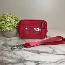 Load image into Gallery viewer, Rue - Nylon Wristlet Wallet - Burgundy
