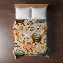Load image into Gallery viewer, Blanket Christmas #31 - Religious Jesus In The Manger - PREORDER
