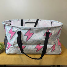 Load image into Gallery viewer, Utility Tote - Lightning Animal Print
