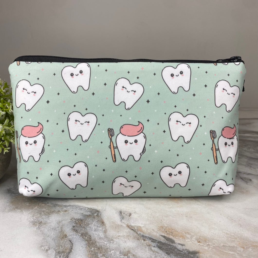 Pouch - Tooth Toothbrush & Toothpaste on Mint