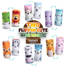 Load image into Gallery viewer, Two Flippin Cute Water Wiggler Toy - Safari
