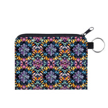 Load image into Gallery viewer, Mini Pouch - Bold Purple Orange Pink Tie Dye
