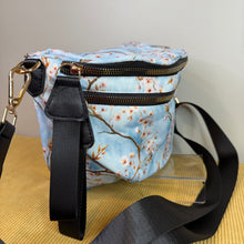 Load image into Gallery viewer, The Roni Nylon Crossbody - Ice Blue Cherry Blossom
