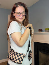 Load image into Gallery viewer, Tara - Double Pouch Nylon Crossbody
