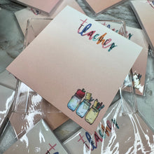 Load image into Gallery viewer, The Sticky Note Collection - Teacher Mason Jar
