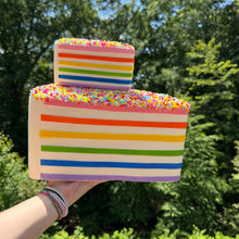 Load image into Gallery viewer, Squishy Toy - Rainbow Cake, Jumbo
