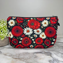 Load image into Gallery viewer, Pouch - Floral Bold Red Daisy
