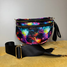 Load image into Gallery viewer, Roni - Nylon Crossbody - Pink Orange Galaxy
