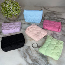 Load image into Gallery viewer, Mini Pouch - Stitched Hearts, Mint
