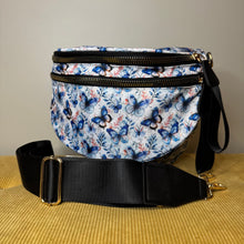 Load image into Gallery viewer, Roni - Nylon Crossbody - Blue Butterfly
