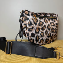 Load image into Gallery viewer, Roni - Nylon Crossbody - Realistic Animal Print
