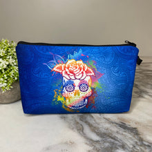 Load image into Gallery viewer, Pouch - Halloween Fall - Paisley Skull
